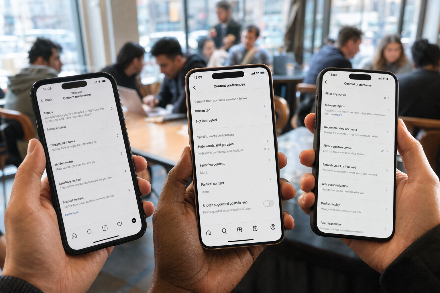 Threads、Instagram、TikTok 让用户调算法：多了旋钮，但方向盘还在平台手里