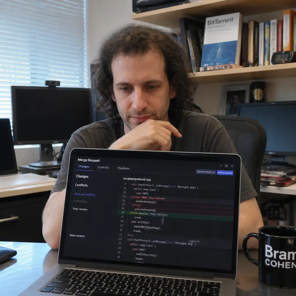 BitTorrent 之父想改写 Git：Bram Cohen 抛出 Manyana，版本控制终于要和“冲突地狱”算账了？