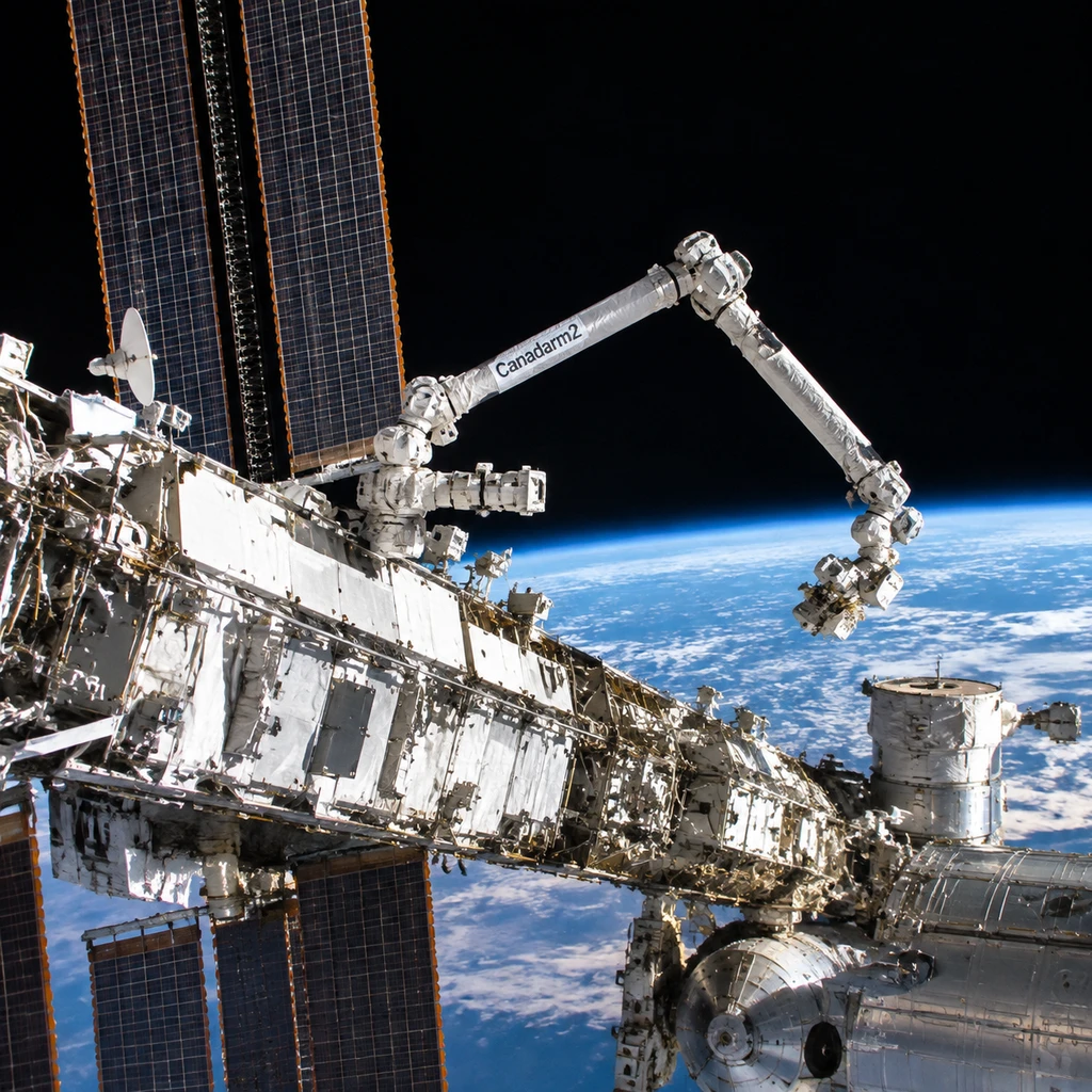 NASA排查Canadarm2底座故障:超期服役10年的机械臂无恙却卡在6号位