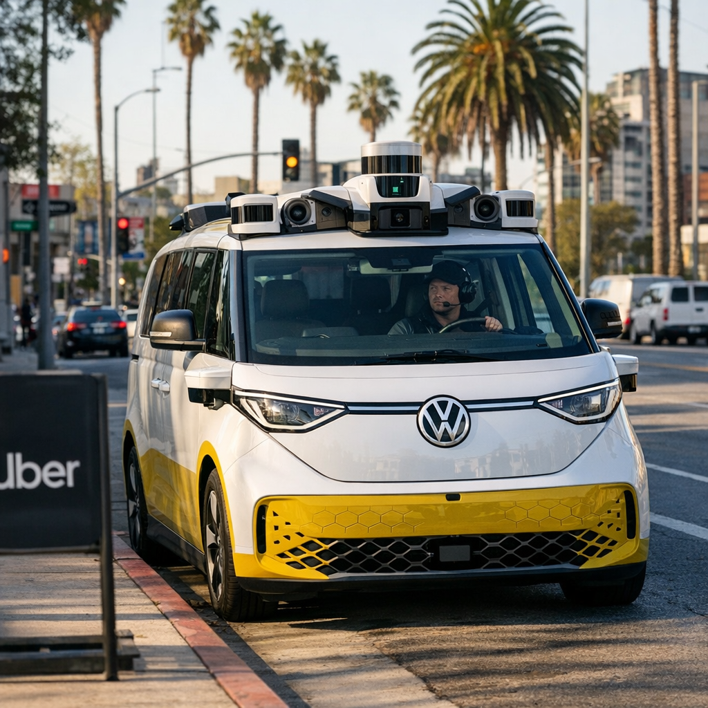 大众在洛杉矶押注自动驾驶小巴,但真正难抢的不是 Uber 订单,而是用户信任