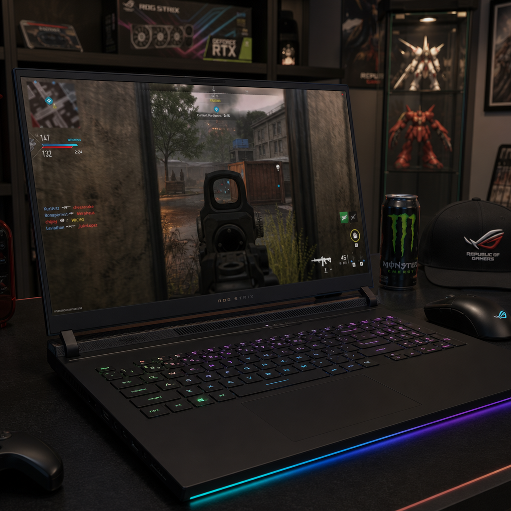 华硕 ROG Strix Scar 18 试玩：这次真正抢戏的是 4K 240Hz ELMB Mini LED 屏