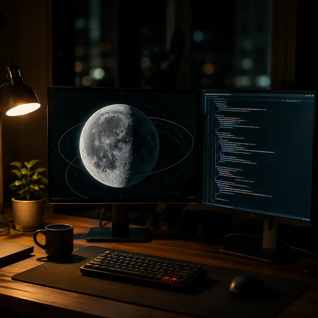 1.76万行代码写月亮:一篇个人网页凭什么刷屏Hacker News