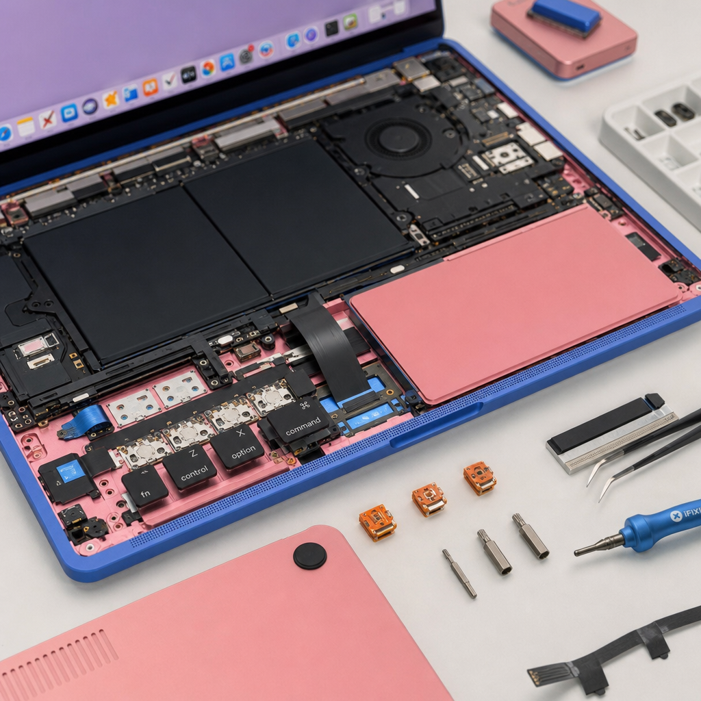 599 美元 MacBook Neo 被官方零件改花了：苹果给自由开门，也把价签挂好了