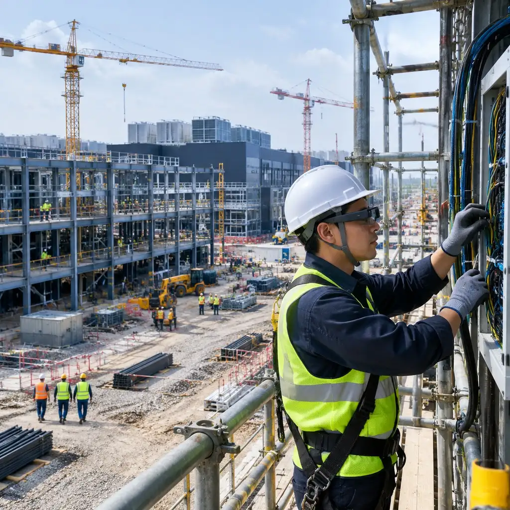 缺工34.9万人,Eric Wu想给建筑工人配一副会打分的AI眼镜