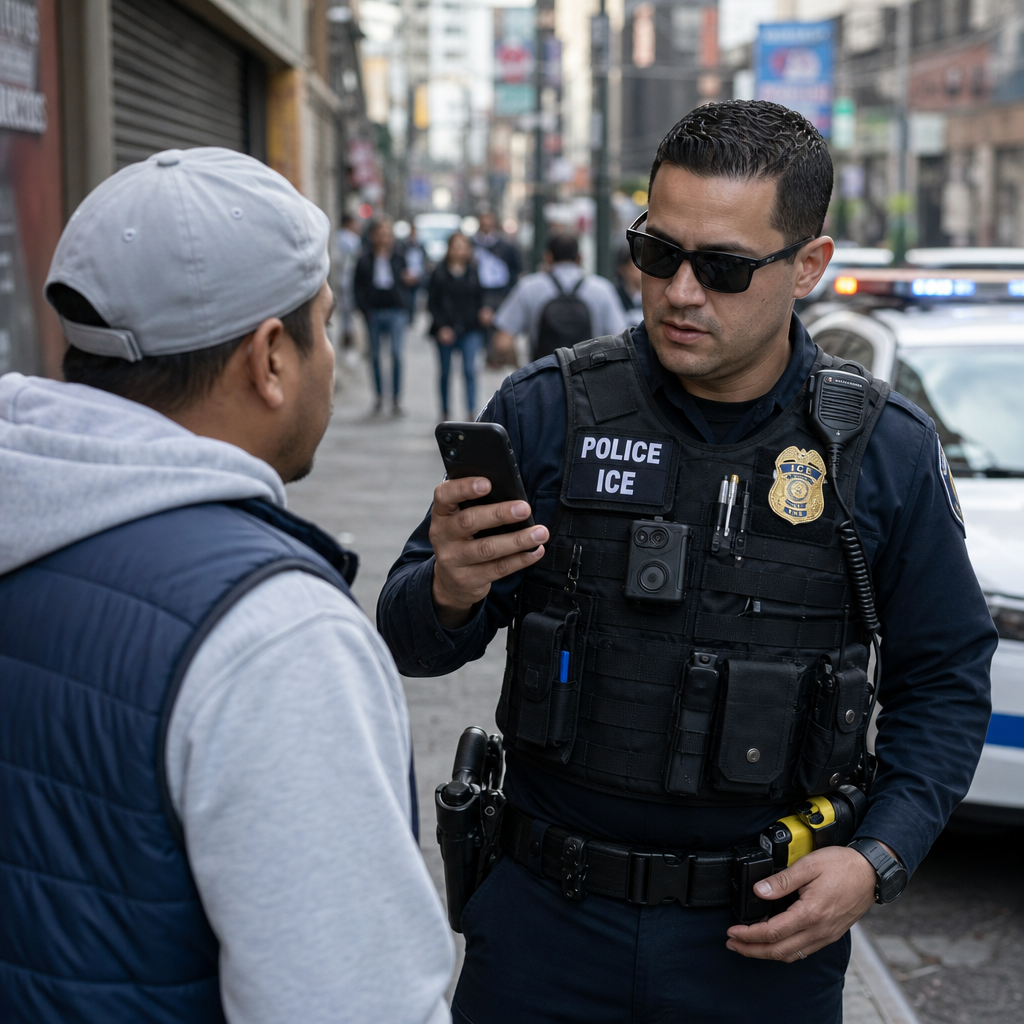 ICE 想把扫脸工具交给地方警察，边境正在被搬到街头