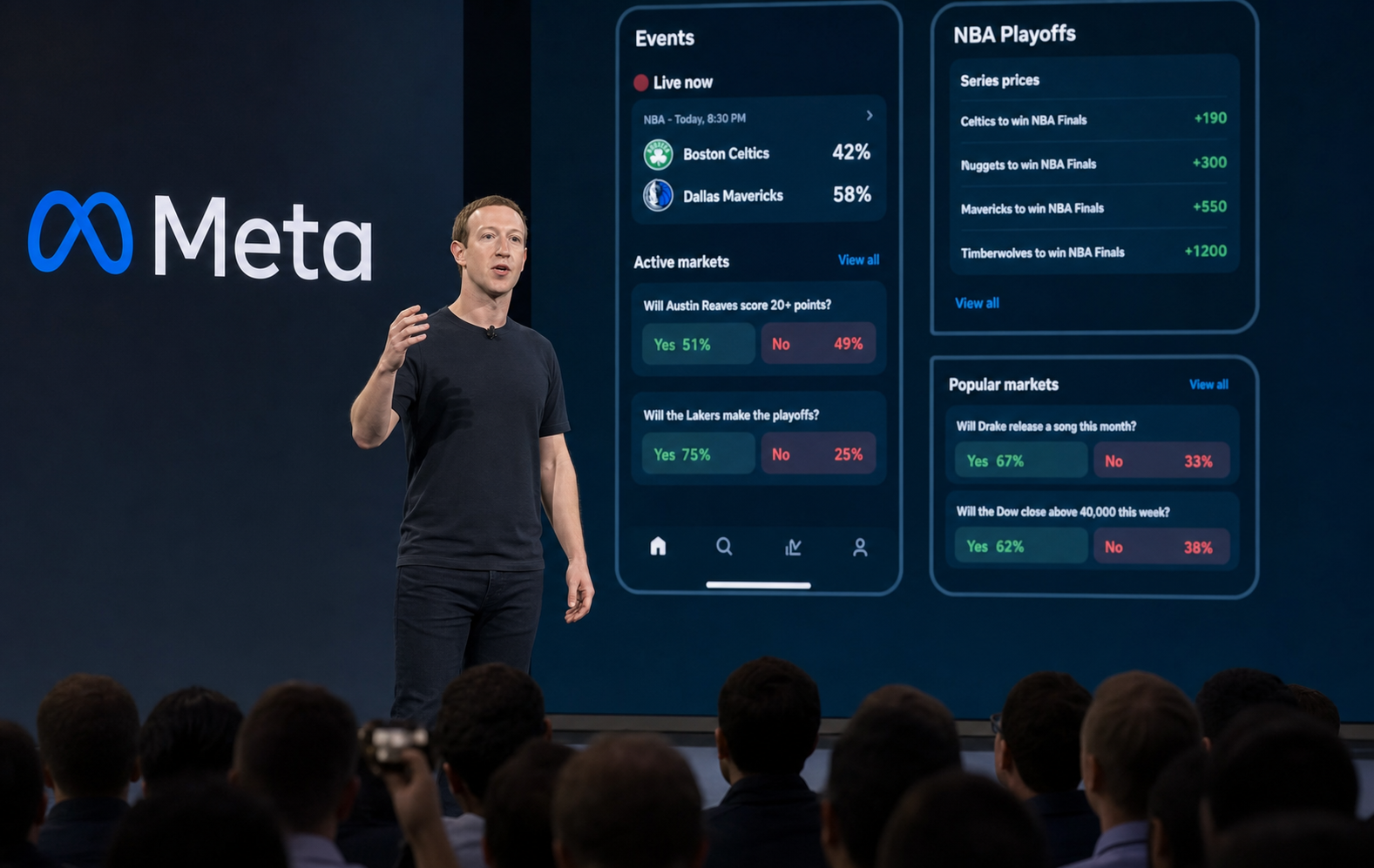 Meta 想做 Arena：预测市场进社交平台，赌的先是注意力