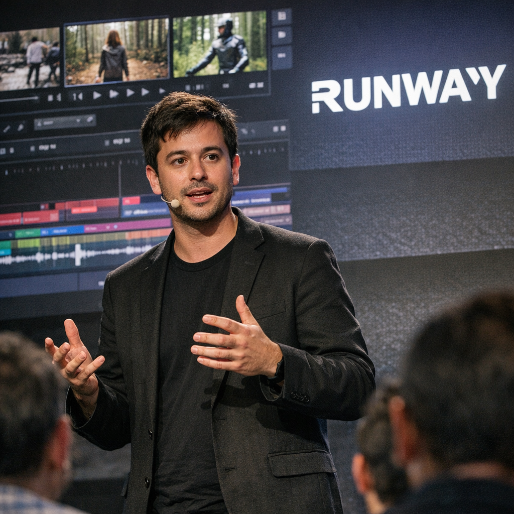 Runway不只想把1亿美元拍成50部电影,它想赌视频才是AI的正门