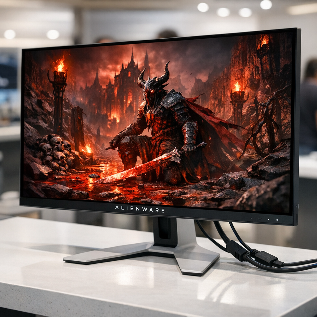 Alienware 这台 350 美元 OLED 显示器，真正压低的不是价格，是入门门槛