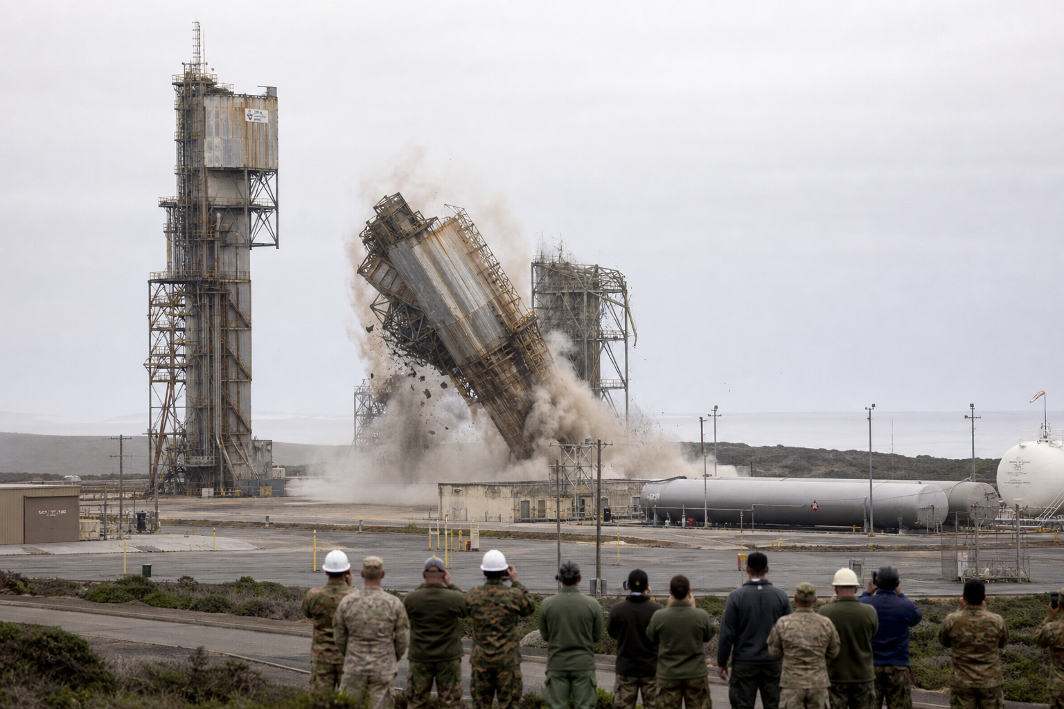 SLC-6旧塔拆除：SpaceX接手的是美国西海岸重型发射余量