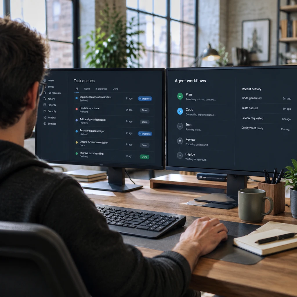 GitHub 将新版 Dashboard 设为全员默认,首页 12 条限制下的智能体调度台转向