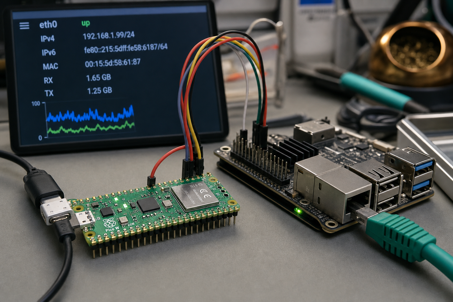 Pico W 变 USB Wi-Fi 网卡：慢，但能给受限主机补一条无线通路
