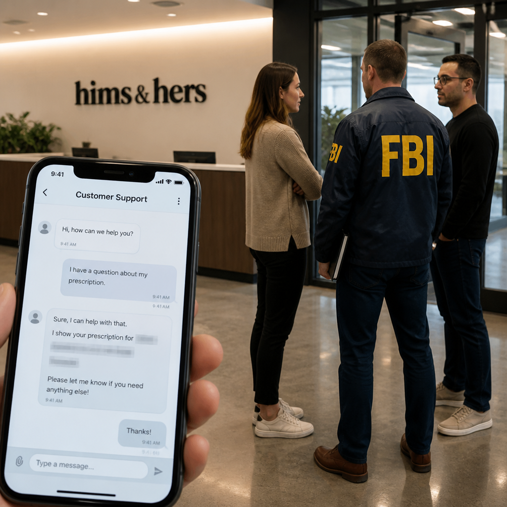 Hims & Hers 客服系统被黑:当你向健康平台倾诉时,谁在门外偷听?