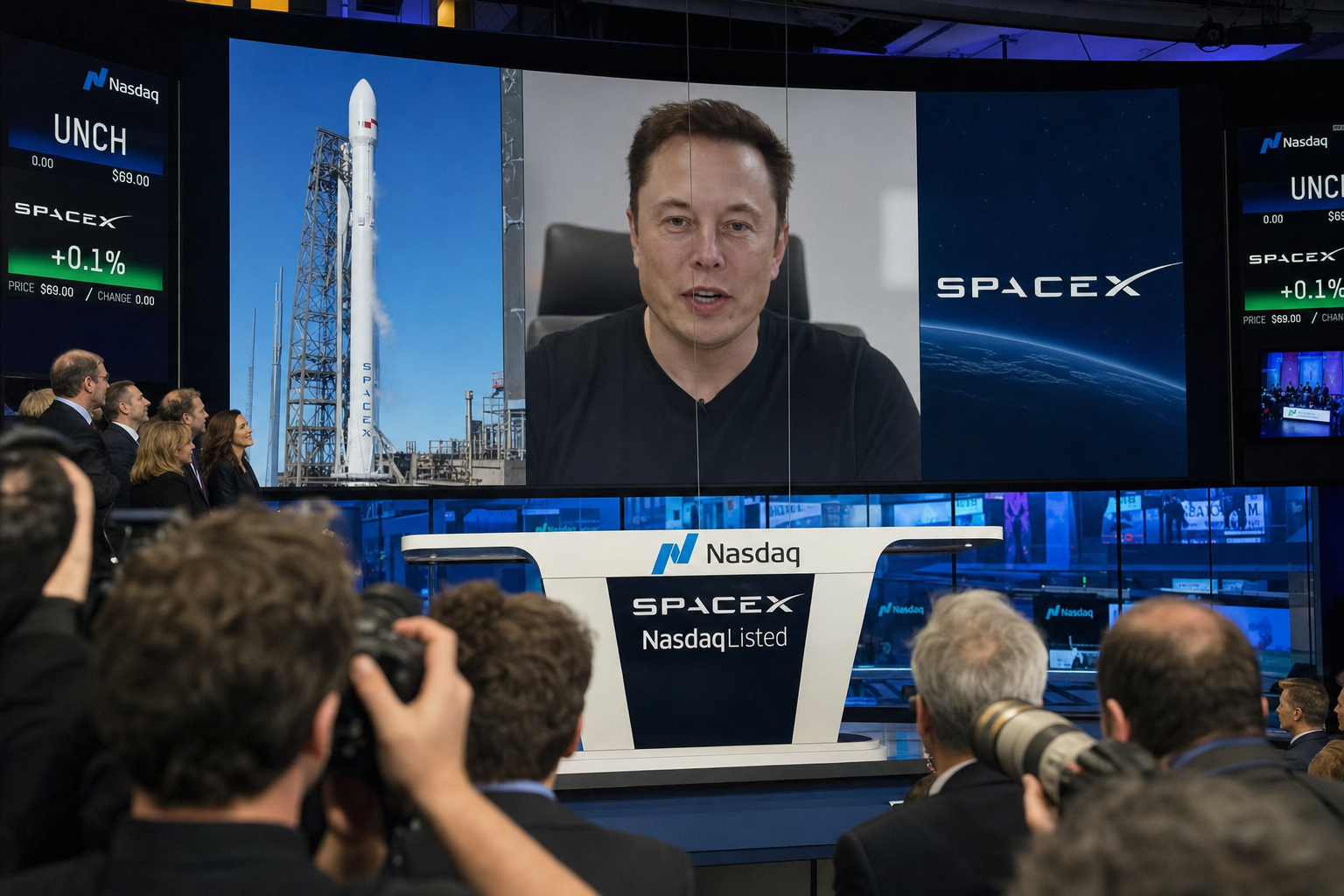 SpaceX上市后，马斯克的万亿美元身家只闪了一下