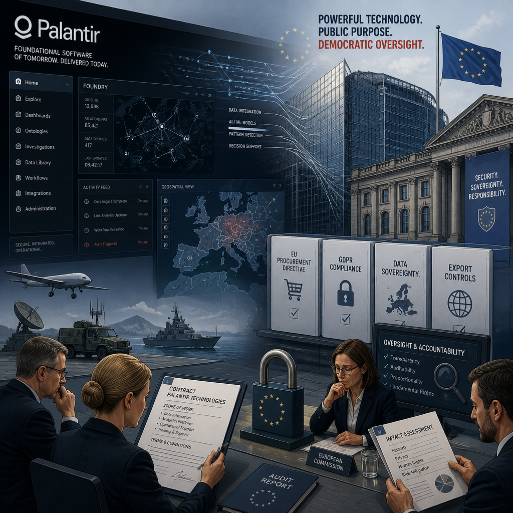 Palantir把国防生意写成道德义务，欧洲为何更该警惕