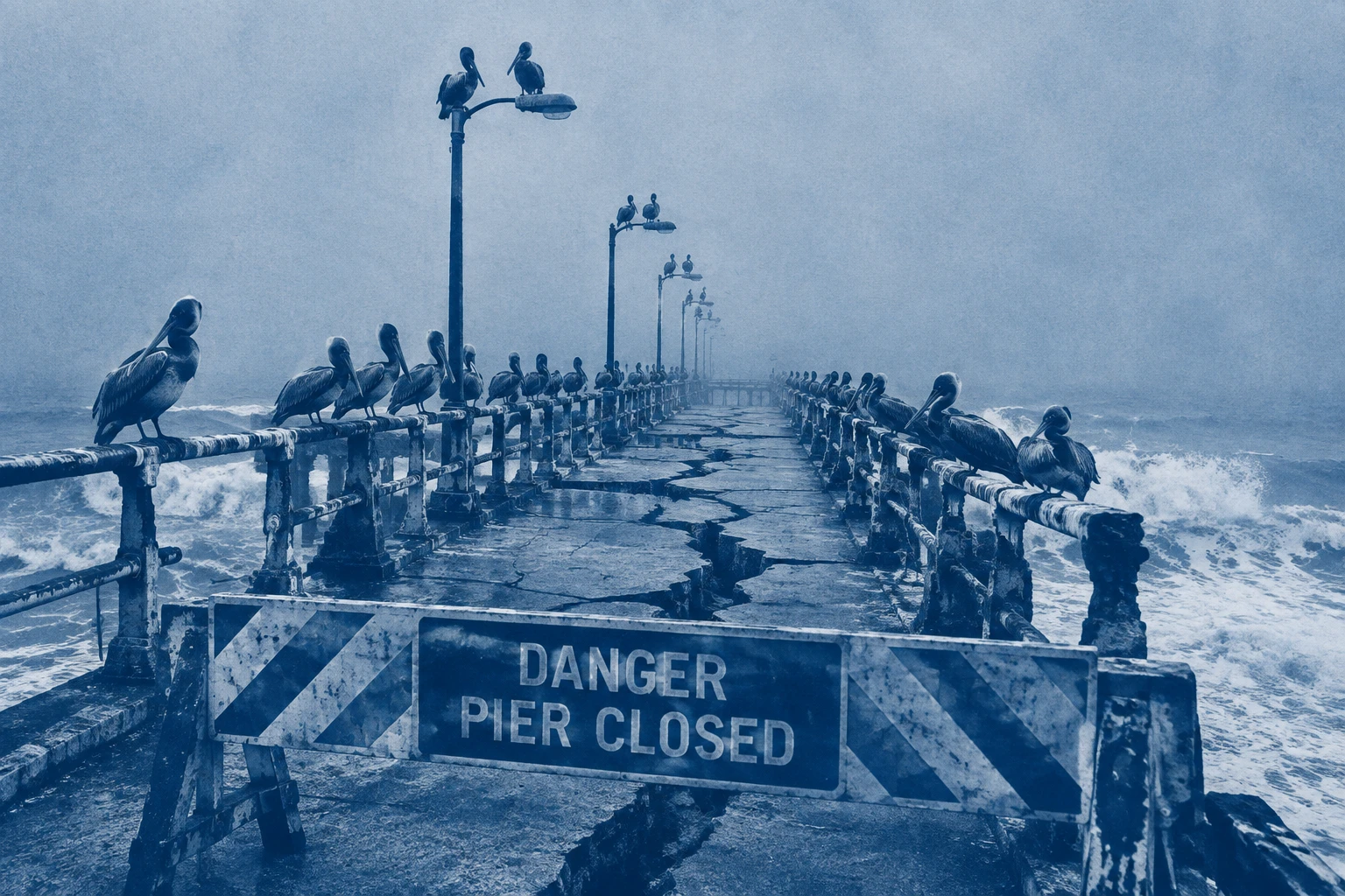 Pacifica Pier 关停触发两级紧急状态:海鸟占领危桥背后的加州海岸线危机