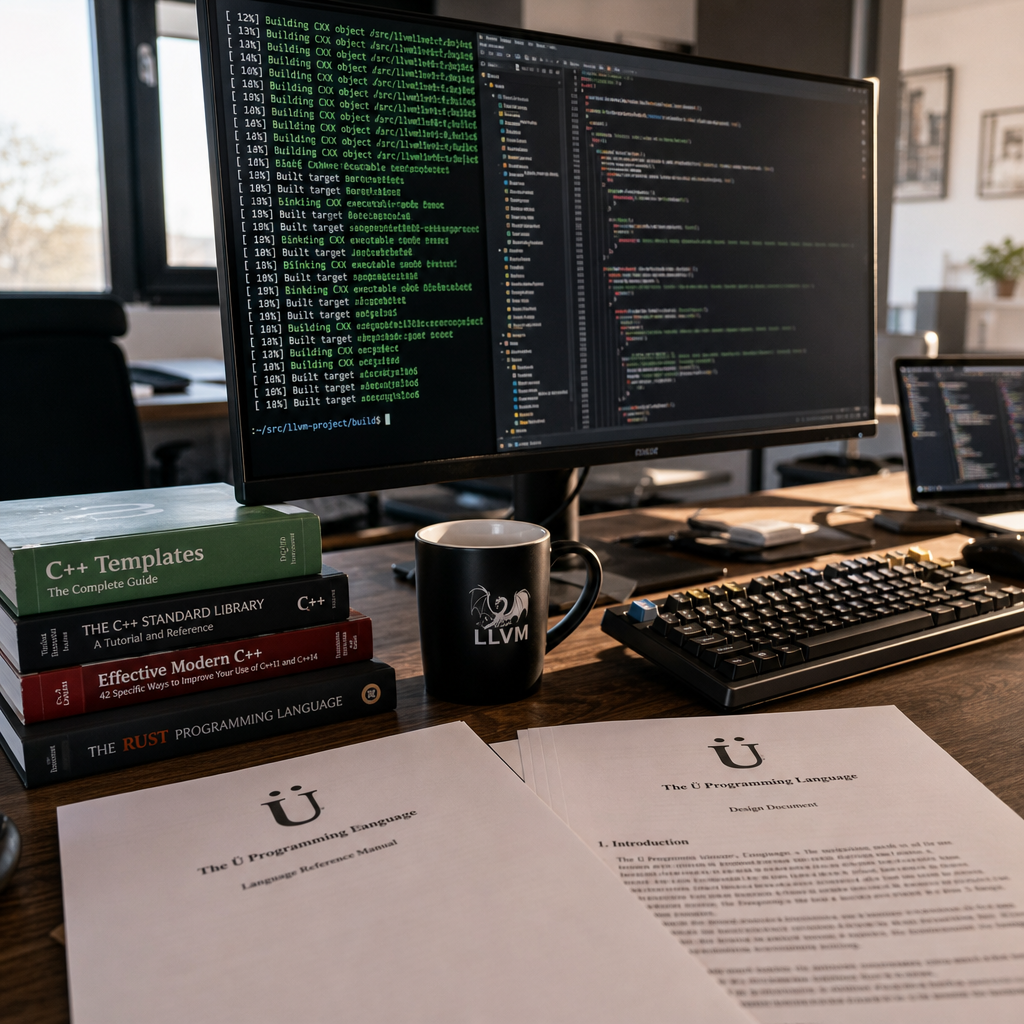 Ü 语言想要 C++ 的手感和 Rust 的安全，真正难关不在语法