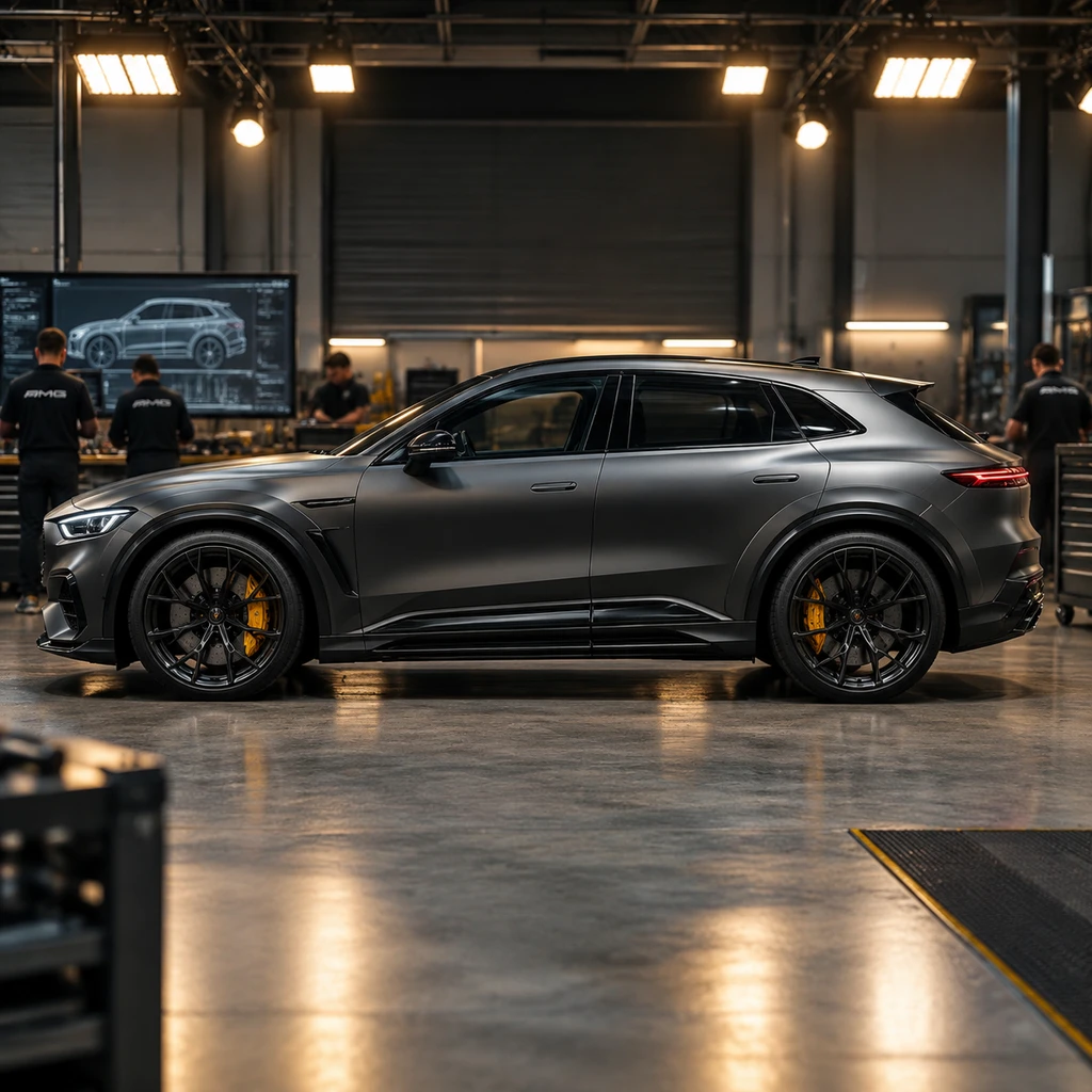 梅赛德斯-AMG推出1153马力AMG GT SUV:轴向磁通电机与近2.7吨物理博弈