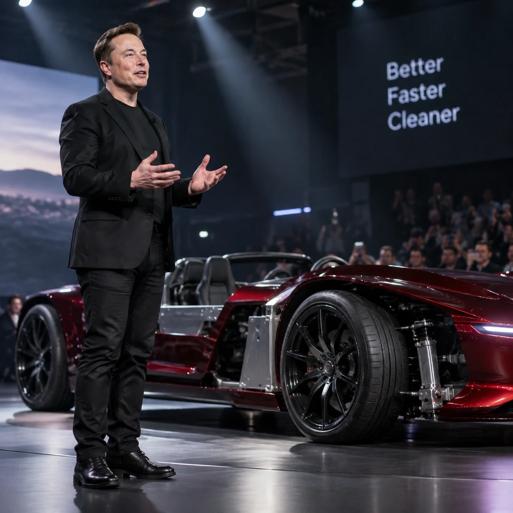 跳票9年且5万美元定金无利息,Tesla Roadster定档10月再演概念秀