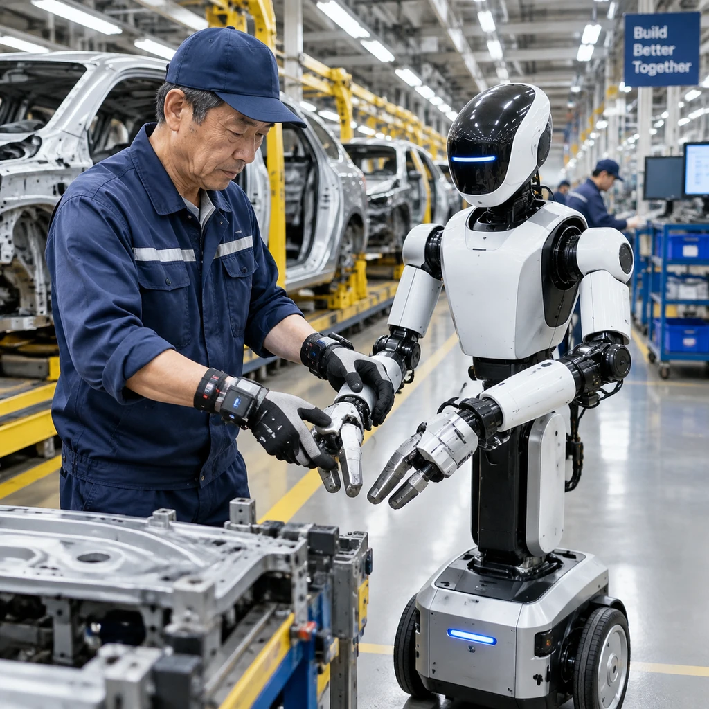 Toyota投入64亿美元部署40万台机器人,老工匠亲手训练数字替身