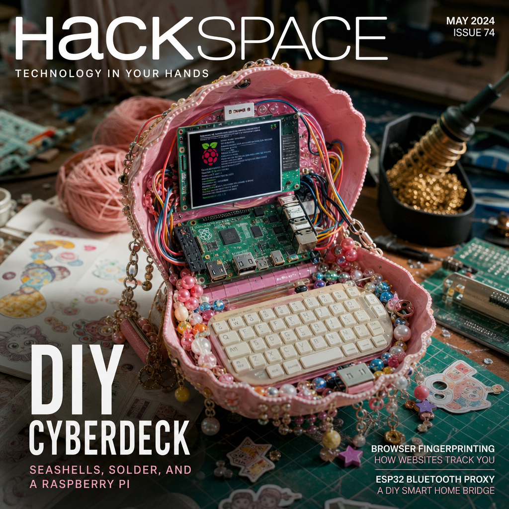 把贝壳包改成电脑：粉色 cyberdeck 的锋利处不在性能