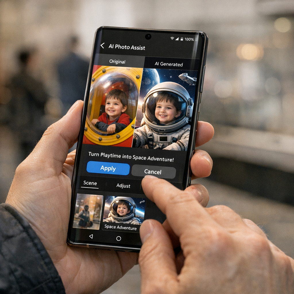三星把相册变成“平行宇宙生成器”:Galaxy S26 的 AI 修图,正在重写照片的意义
