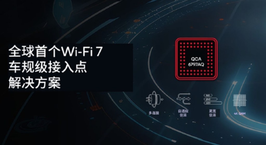 全球首款汽车Wi-Fi 7芯片亮相：高通QCA6797AQ助力车辆智联升级，峰值速率高达5.8Gbps (https://ic.work/) 推荐 第1张