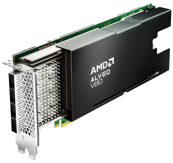 AMD Alveo V80加速卡，集成32GB HBM2e内存，提升传感器处理与存储能力。 (https://ic.work/) 推荐 第1张