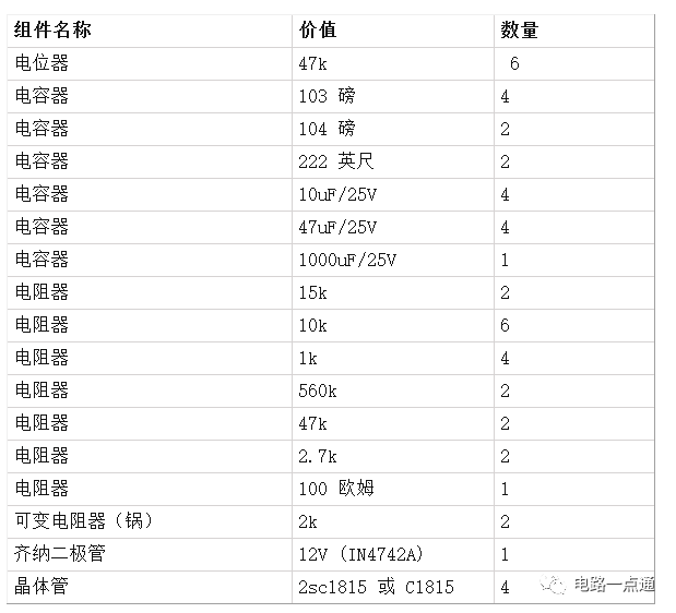 使用晶体管控制立体声前置放大器电路 (https://ic.work/) 音视频电子 第1张