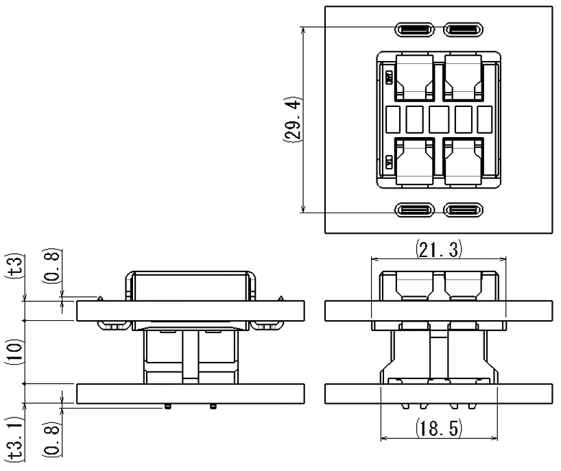 日本航空电子工业推出DW11系列浮动板对板电源连接器，热销中！ (https://ic.work/) 电源管理 第1张