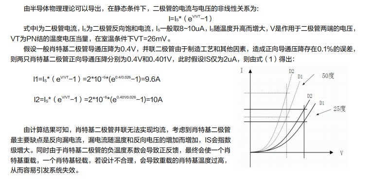 肖特基的特点和使用注意事项 (https://ic.work/) 电源管理 第1张