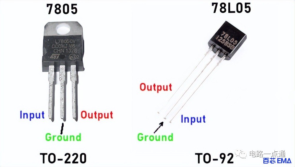 LM7805稳压器应用电路图 (https://ic.work/) 电源管理 第2张