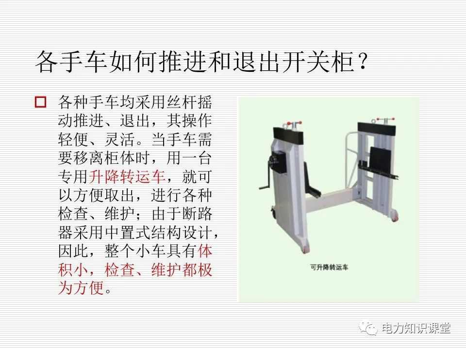 35kV高压开关柜讲义：如何推进和退出开关柜? (https://ic.work/) 智能电网 第6张