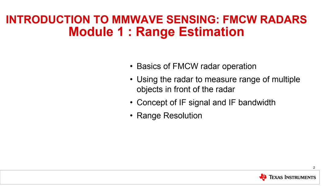 关于FMCW毫米波雷达遥感的应用介绍 (https://ic.work/) 传感器 第1张