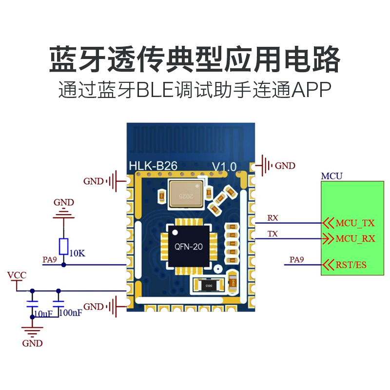 超低功耗B26蓝牙模块支持自定义连接和广播间隔 (https://ic.work/) 音视频电子 第1张