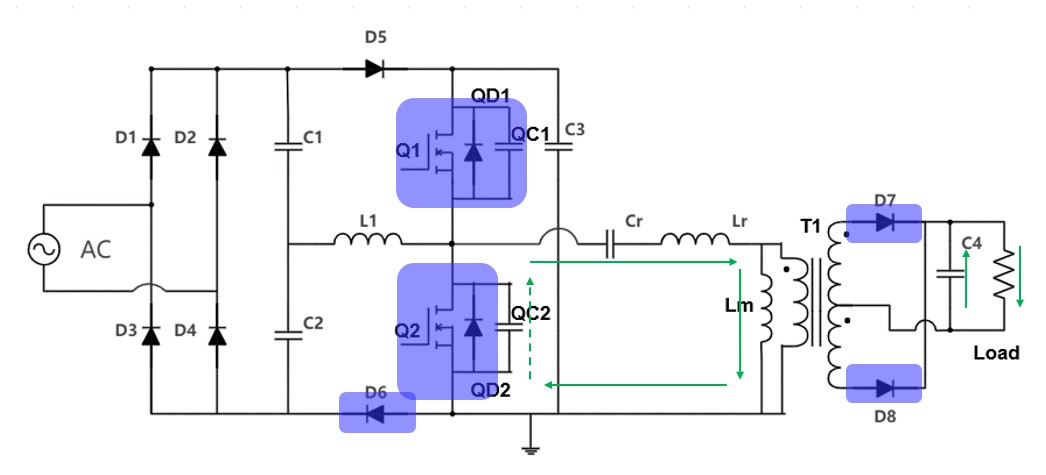 具备高功率因数性能的单级 AC-DC 拓扑结构 (https://ic.work/) 可编辑器件 第7张