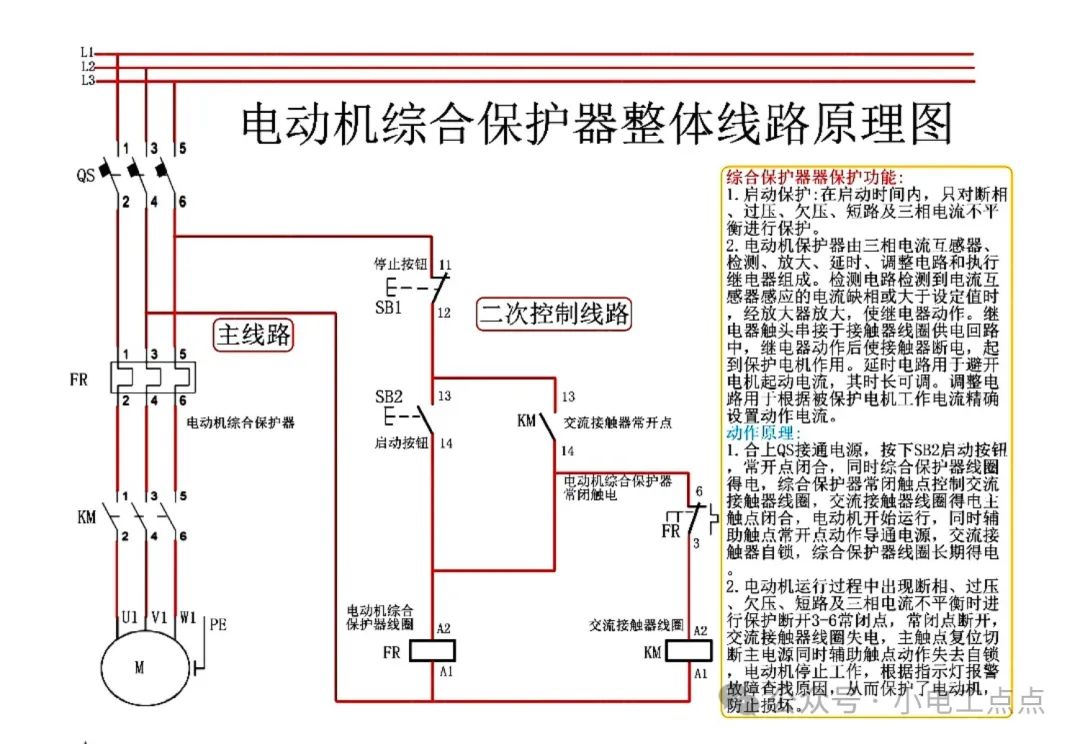 电机综合保护器如何接线 (https://ic.work/) 智能电网 第1张