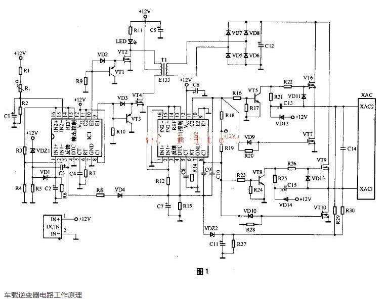 车载逆变器：车内电源转换神器，图解其电路原理，轻松了解！ (https://ic.work/) 电源管理 第1张