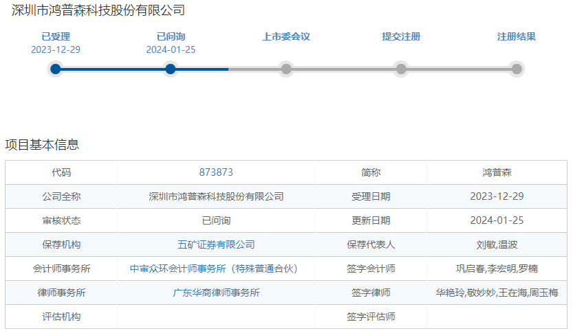 鸿普森北交所IPO问询！上半年营收不到亿元，募资1.27亿研发智慧城市AI技术 (https://ic.work/) AI 人工智能 第1张