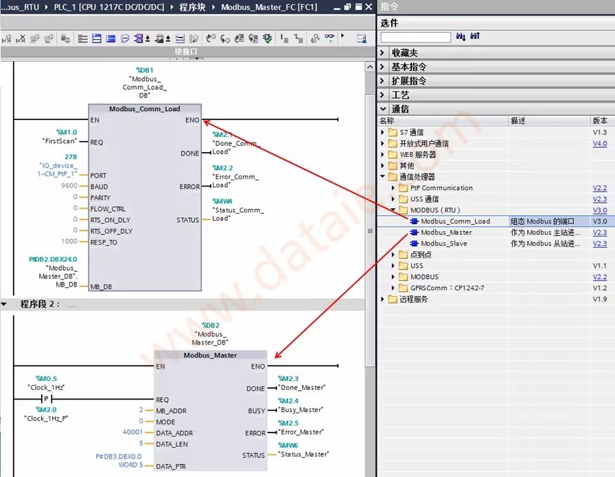 西门子1200PLC的Modbus（RTU）网络通信技术详解 (https://ic.work/) 工控技术 第15张