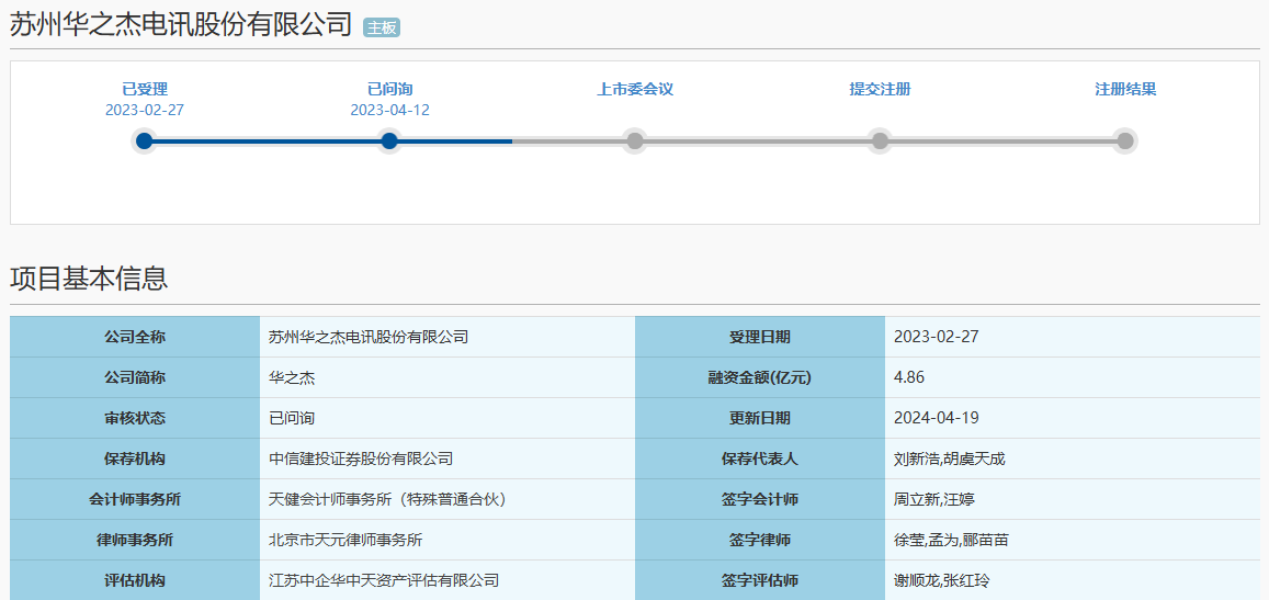 华之杰冲刺沪主板IPO，专注智能开关，募资4.86亿强化电动工具零部件生产。 (https://ic.work/) 推荐 第1张