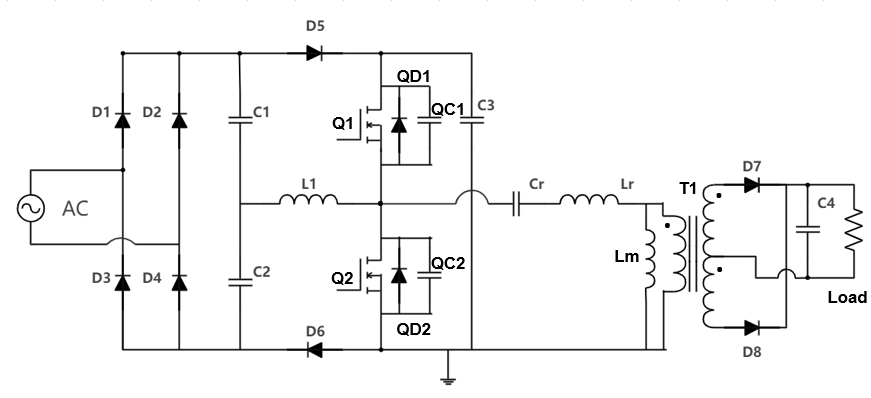 具备高功率因数性能的单级 AC-DC 拓扑结构 (https://ic.work/) 可编辑器件 第1张