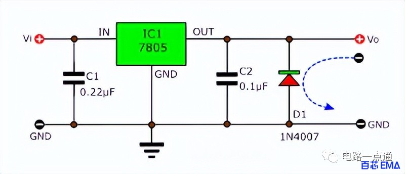 LM7805稳压器应用电路图 (https://ic.work/) 电源管理 第12张