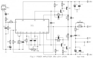 基于LM391的35W音频放大器电路图 (https://ic.work/) 音视频电子 第1张