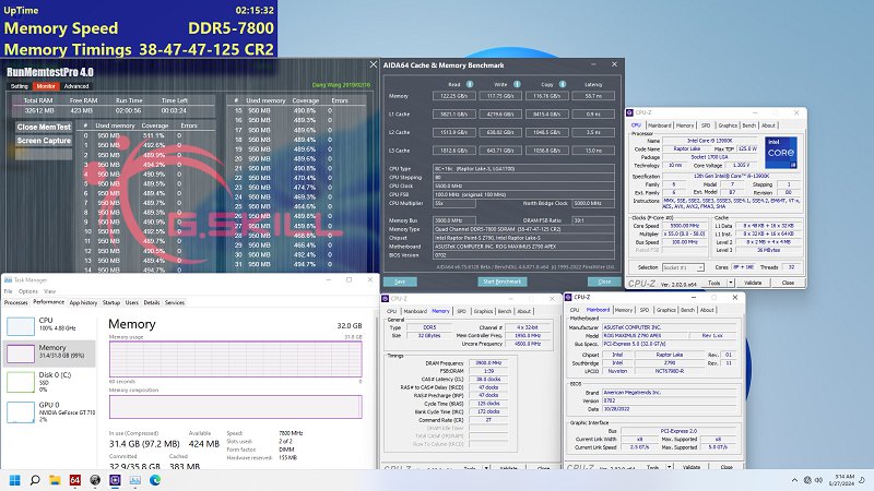 芝奇展示DDR5-8000高速带宽及空冷直上DDR5-10000 超频里程碑 (https://ic.work/) 推荐 第4张