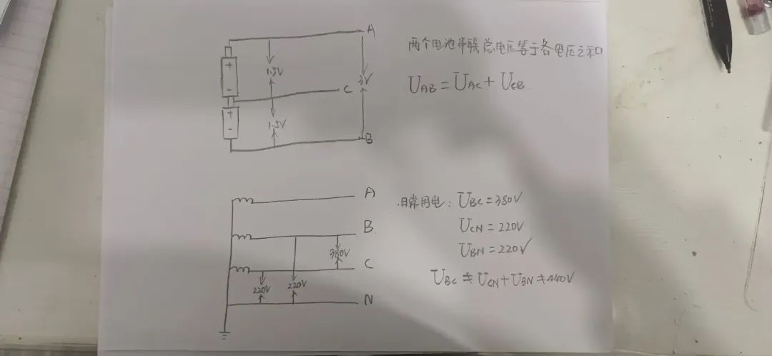 电压奥秘：为何相电压220V，线电压却380V？真相揭晓！ (https://ic.work/) 电源管理 第2张