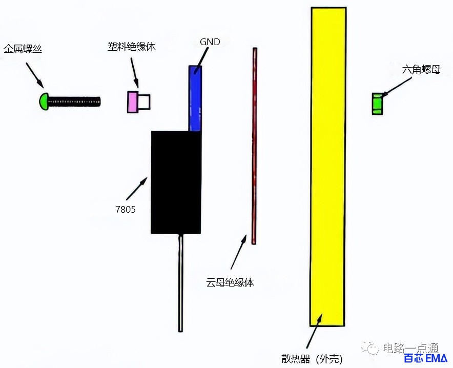 LM7805稳压器应用电路图 (https://ic.work/) 电源管理 第3张