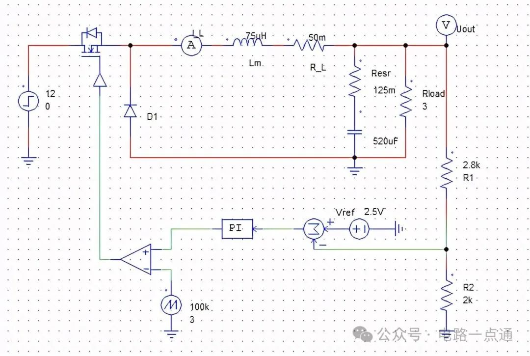 PSIM软件下的BUCK开关电源仿真研究，简洁高效，吸引您深入了解。 (https://ic.work/) 电源管理 第10张