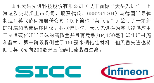 国产SiC材料“加速跑”，这两家厂商打入英飞凌供应链 (https://ic.work/) 国产动态 第1张