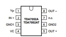 基于TDA7052的迷你音频放大器电路 (https://ic.work/) 音视频电子 第2张