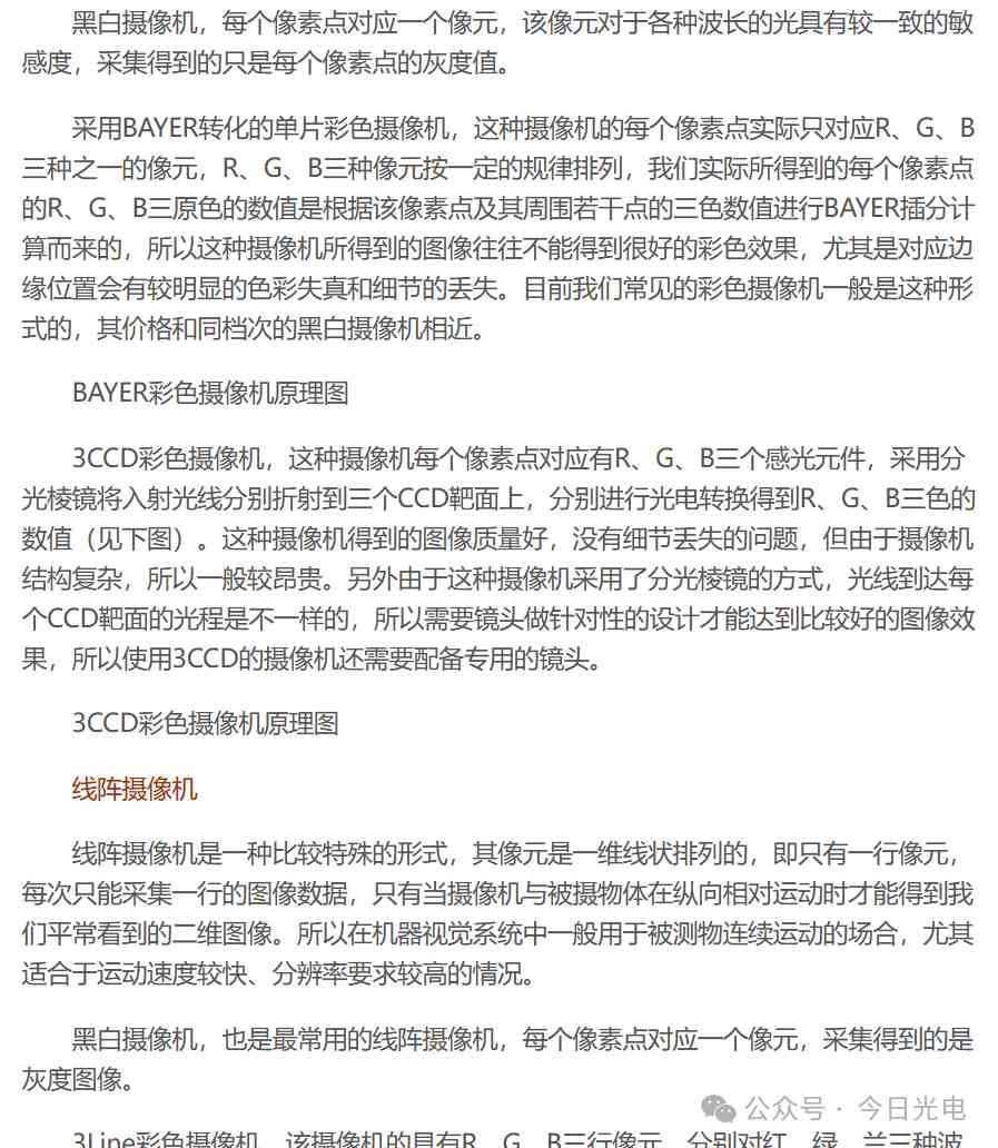 机器视觉系统中常用摄像机的分类 (https://ic.work/) 工控技术 第6张